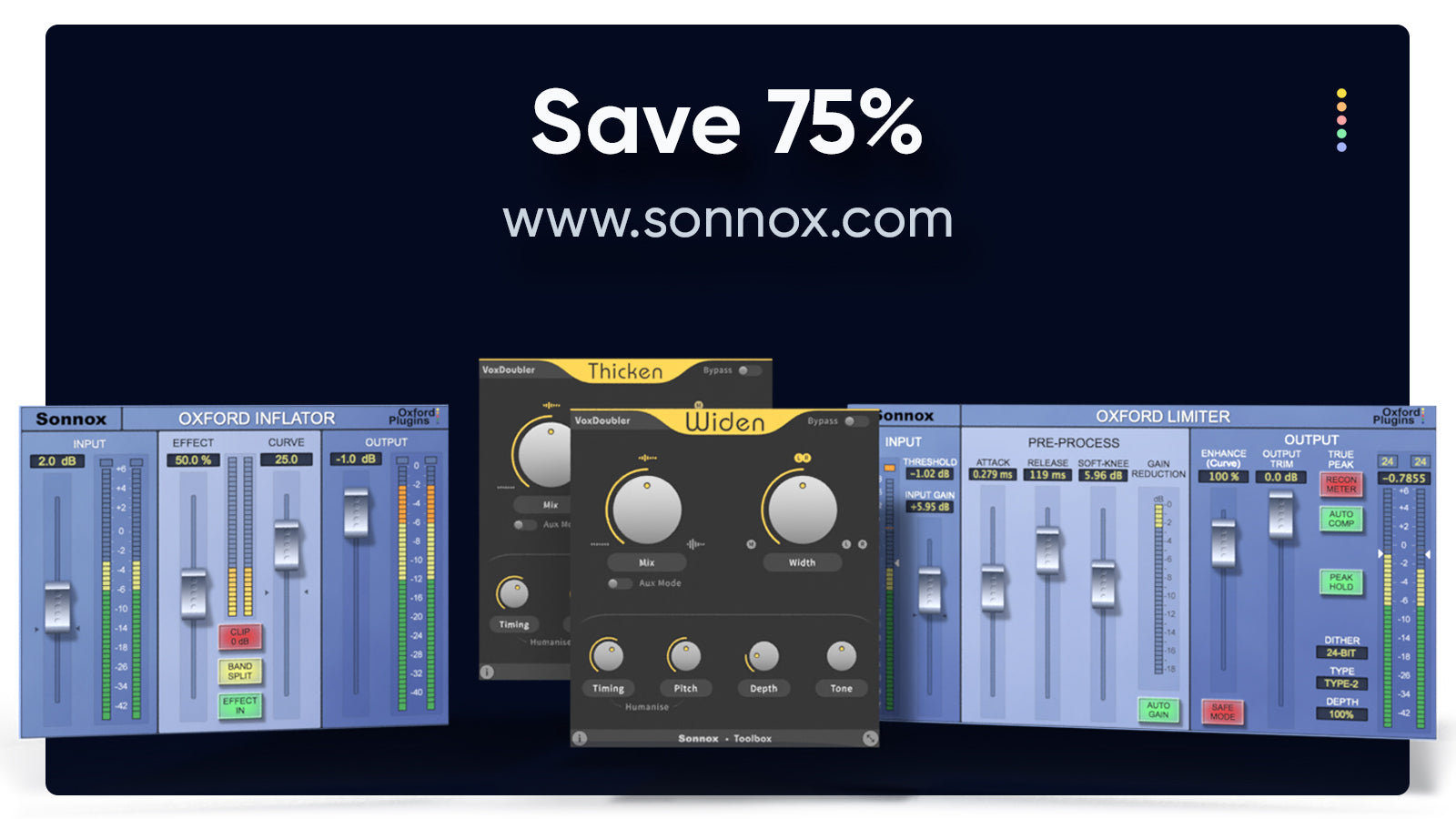 최대 75% 할인 Sonnox 세일 정리! 12/5까지