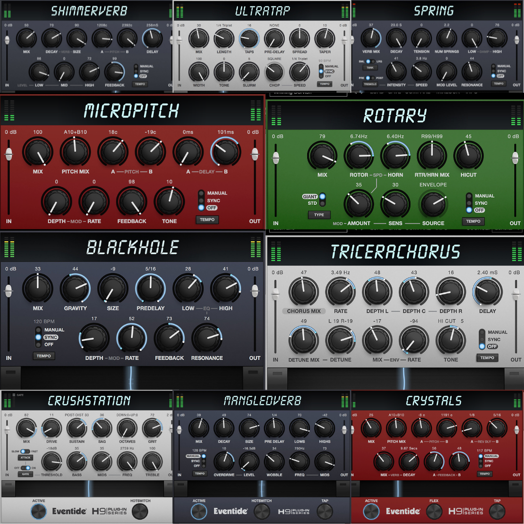 H9 Series Plugin Bundle 파워풀한 11가지 이펙터 컬렉션