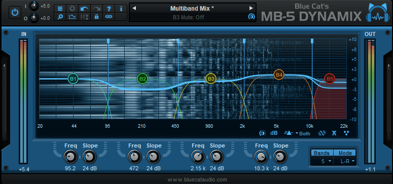 Blue Cat MB-5 Dynamix 멀티 다이나믹 프로세싱