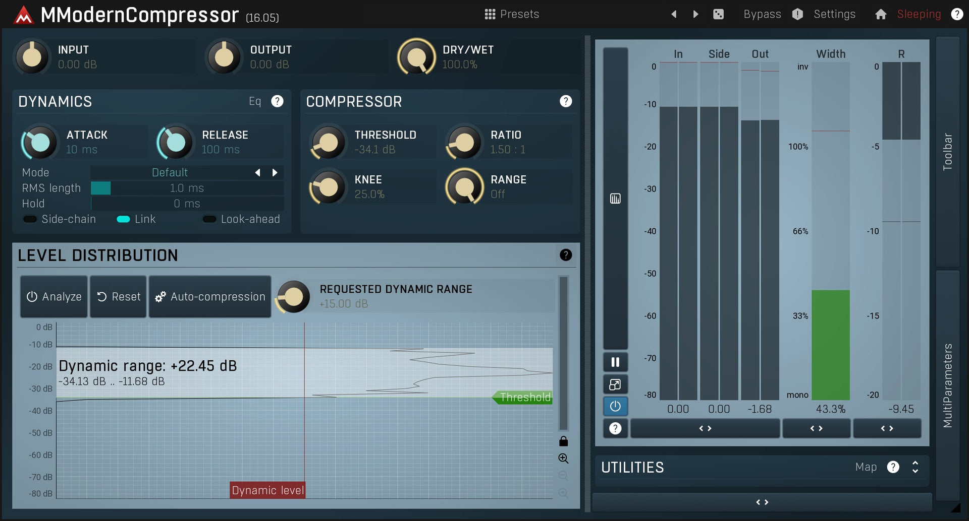Melda MModernCompressor 컴프레서 플러그인