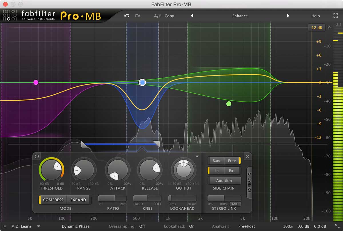 FabFilter Pro-MB 멀티밴드 컴프레서