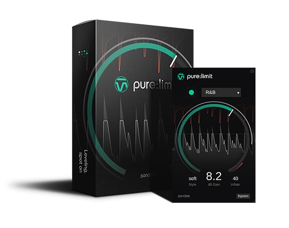 Sonible pure:limit 인공지능 리미터 플러그인