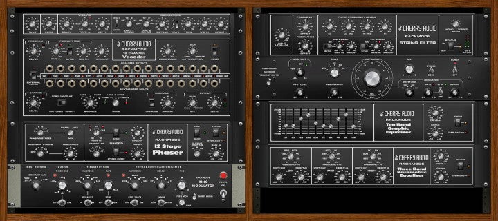 Cherry Audio Rackmode Signal Processors 모그 복각 플러그인