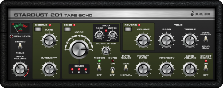 Cherry Audio Stardust 201 Tape Echo For Mercury-4 Owners 롤랜드 테입 에코복각