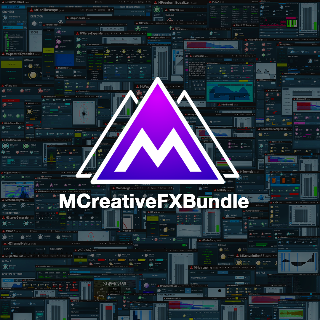 Melda MCreativeFXBundle 36가지 이펙터 플러그인 포함