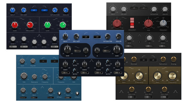 Melda MTurboEQ 하나의 플러그인에 11개의 빈티지 스타일 이퀄라이저