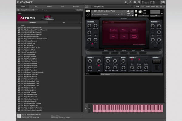 Beyron Audio Altron 1000가지 프리셋 가상악기