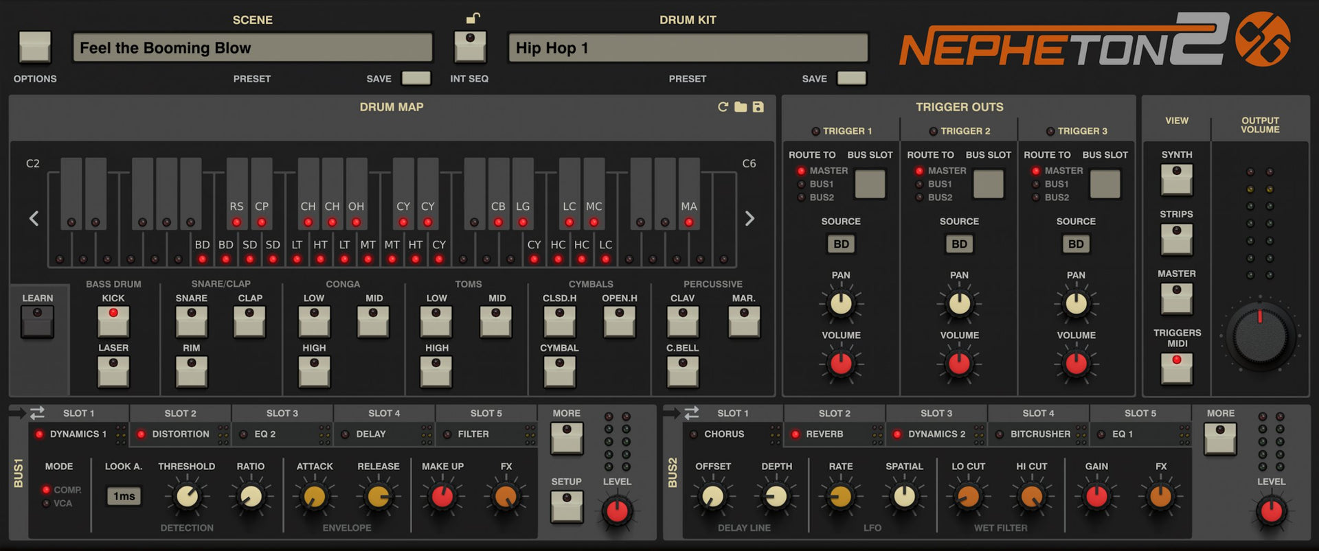 D16 Nepheton 2 드럼신스 TR-808 복각 드럼 신스 (~12월 31일까지)