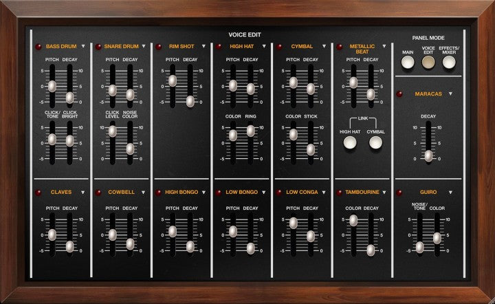 Cherry Audio CR-78 Drum Machine 롤랜드 복각 드럼 머쉰