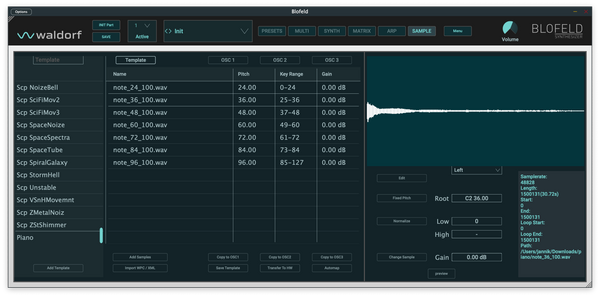 Waldorf Blofeld Plugin Synthesizer 가상악기