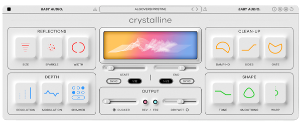 Baby Audio Crystalline 알고리즘 리버브