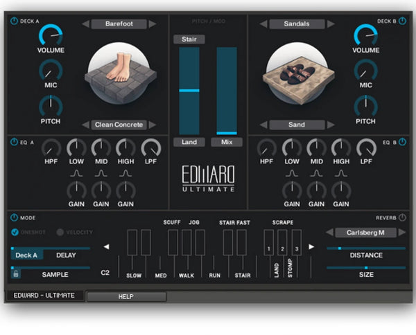 Barefoot & Sandals EUS Expansion 영화 드라마용 폴리 아티스트 사운드