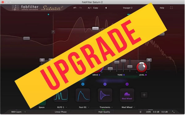 FabFilter Saturn 2 Upgrade from Saturn 1 업그레이드 상품