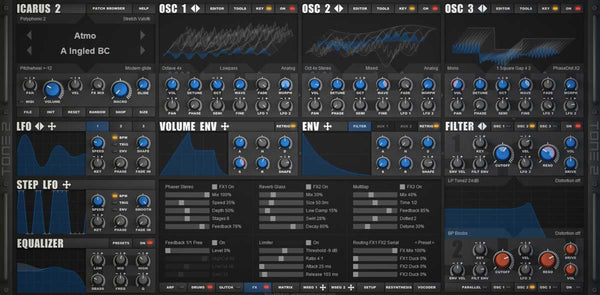 Tone2 Icarus2 최초 3D 웨이브 테이블 신디사이저