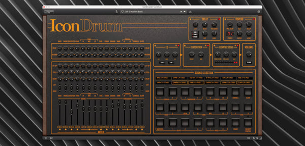 GForce IconDrum 전설의 Linn drum 복각 드럼 머쉰