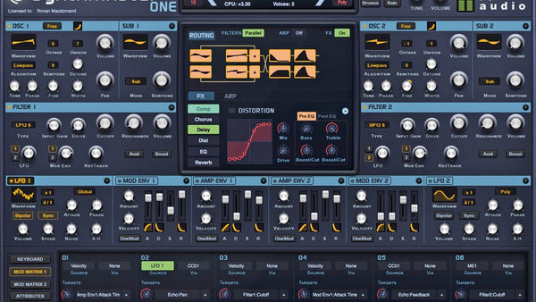 KV331 SynthMaster One 신디사이저