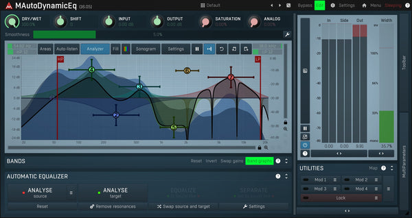 Melda MAutoDynamicEq 다이나믹 이퀄라이저
