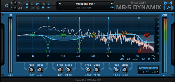 Blue Cat MB-5 Dynamix 멀티 다이나믹 프로세싱