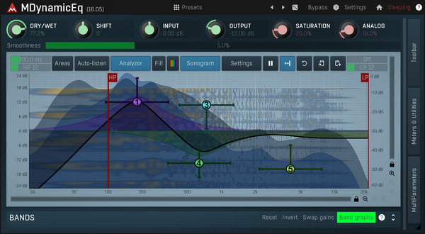 Melda MDynamicEq 다이나믹 이퀄라이저