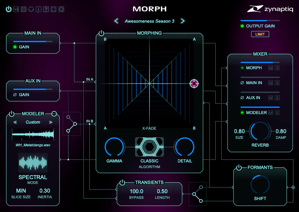 Zynaptiq MORPH 3.0 플러그인