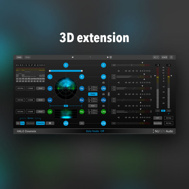 NUGEN Halo Downmix 3D extension 확장팩