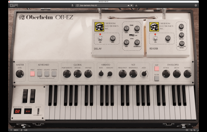 GForce Oberheim OB-EZ 8보이스 신디사이저 (~1월 8일까지)