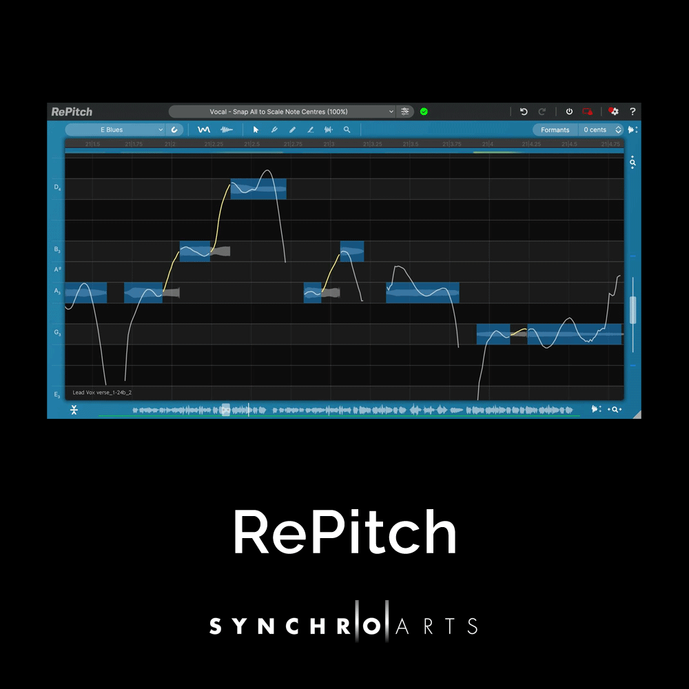 Synchro Arts RePitch Standard 음정 수정 플러그인