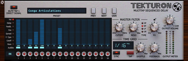 D16 Tekturon 멀티탭 딜레이