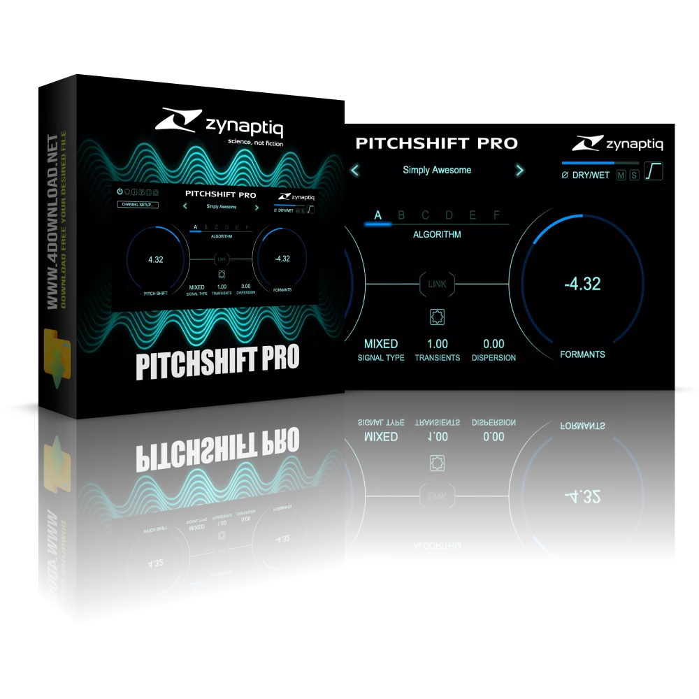 ZYNAPTIQ PITCHSHIFT PRO 피치 쉬프터 플러그인