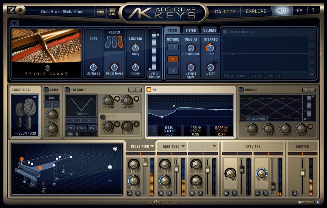 Addictive Keys - Studio Grand 그랜드 피아노 – 플러그인샵