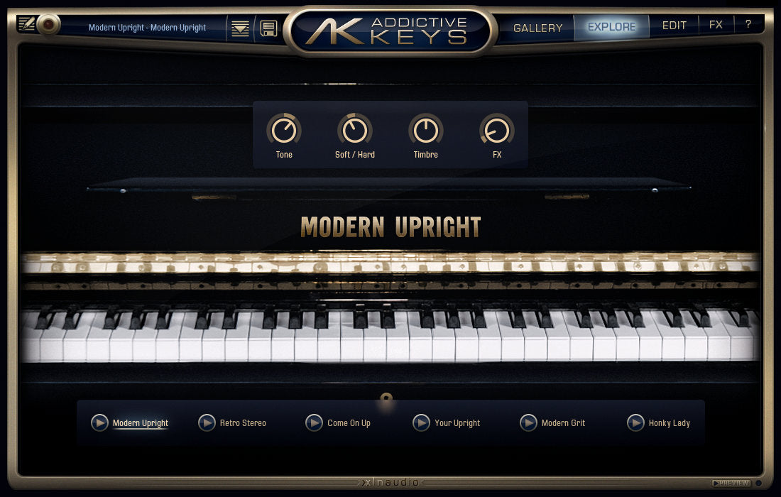 Addictive Keys - Modern Upright 모던 업라이트 피아노