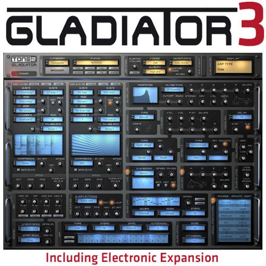 Gladiator 3 Expanded 확장팩 300개 이상 프리셋 추가