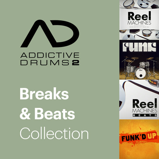 Addictive Drums 2: Breaks & Beats Collection 펑크, 힙합, 드럼 사운드 컬렉션