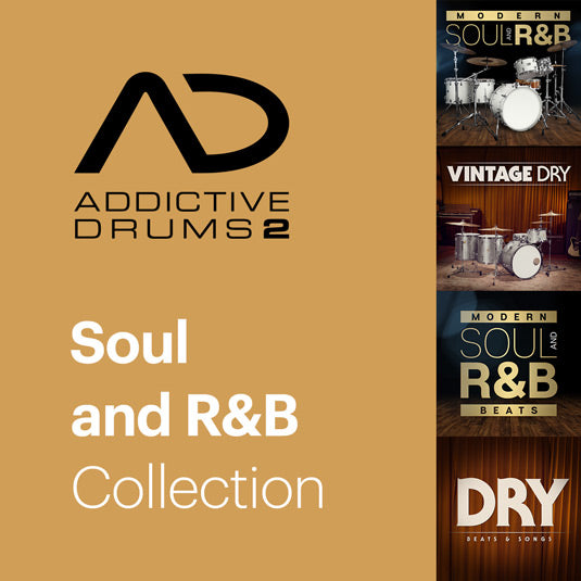 Addictive Drums 2: Soul & R&B Collection 소울, R&B 음악 컬렉션