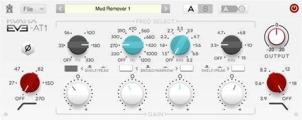 Kuassa EVE-AT1 니브 스타일 이퀄라이저