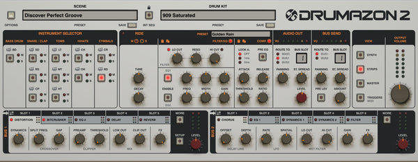 D16 Drumazon 2 롤랜드 909 스타일 드럼 신디사이저