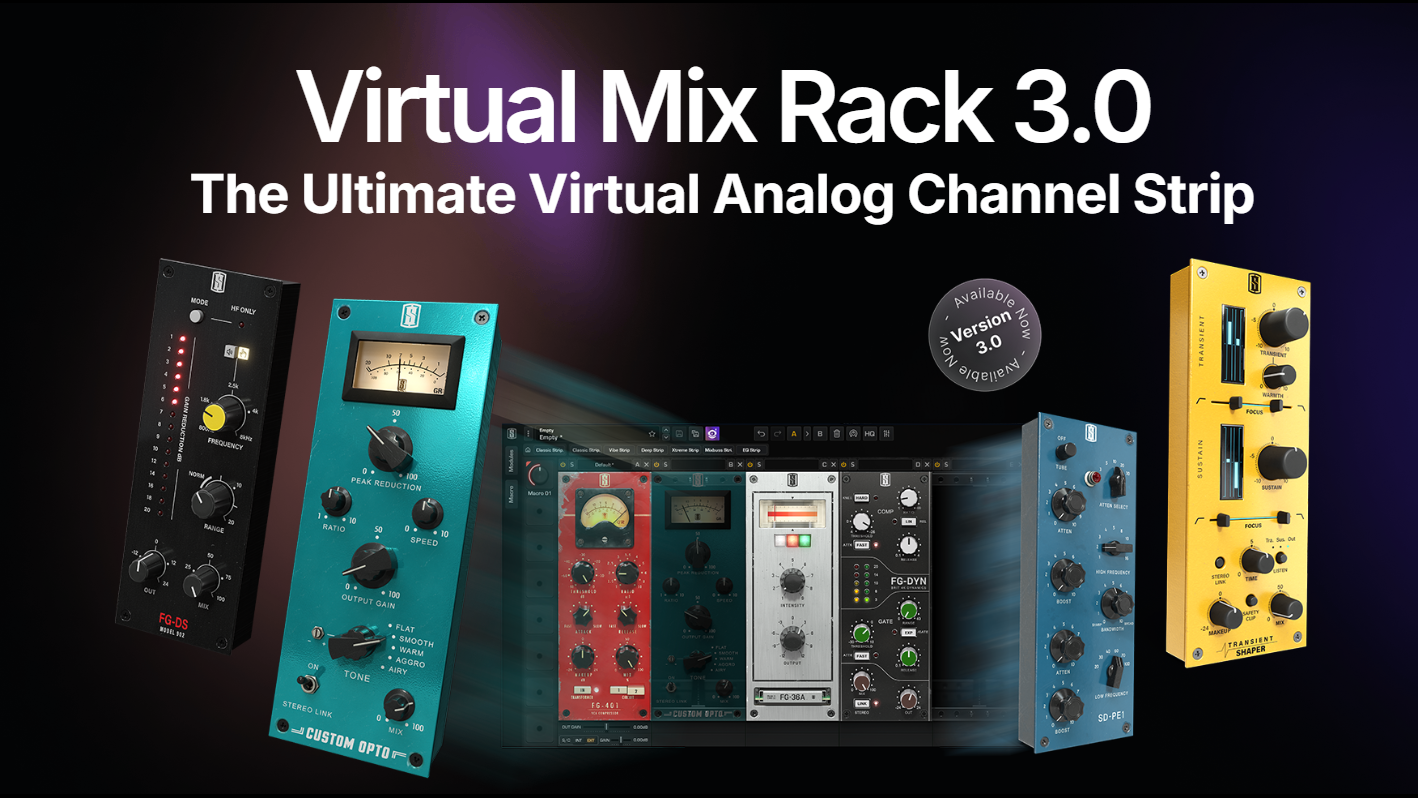 Virtual Mix Rack (VMR) 3.0 채널스트립