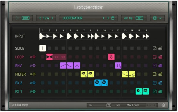Sugar Bytes Looperator 손쉽게 Loop 만들기