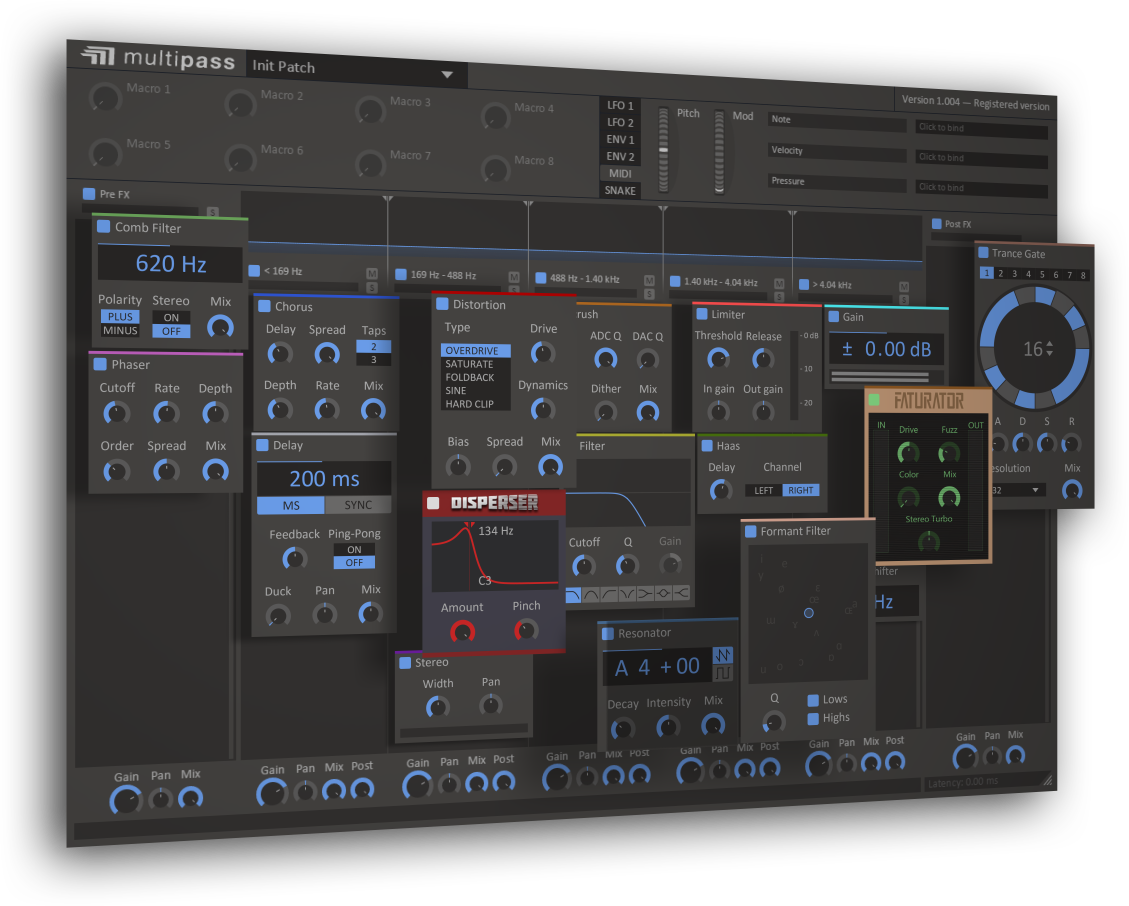 Kilohearts Multipass 멀티 이펙터