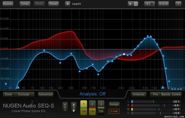 NUGEN SEQ-S Linear Phase EQ 플러그인
