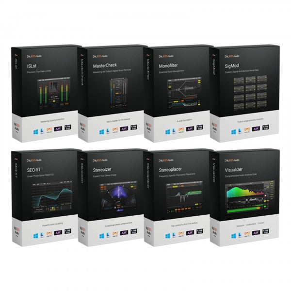 NUGEN Producer Bundle 8가지 마스터링 플러그인 포함 번들