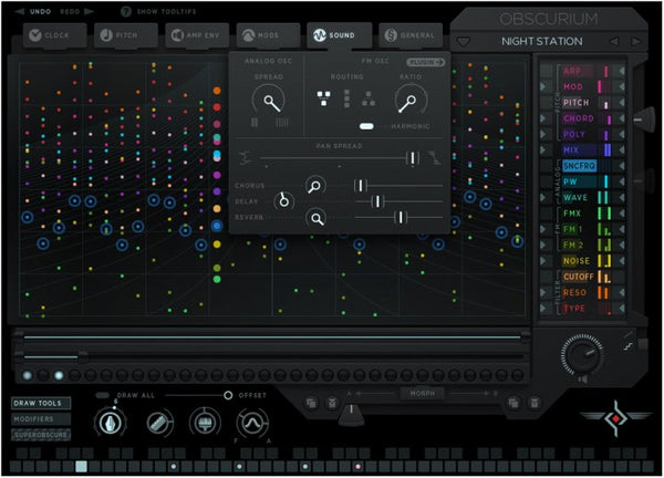 Sugar Bytes Obscurium 새로운 스타일의 가상악기