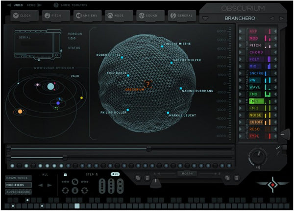 Sugar Bytes Obscurium 새로운 스타일의 가상악기