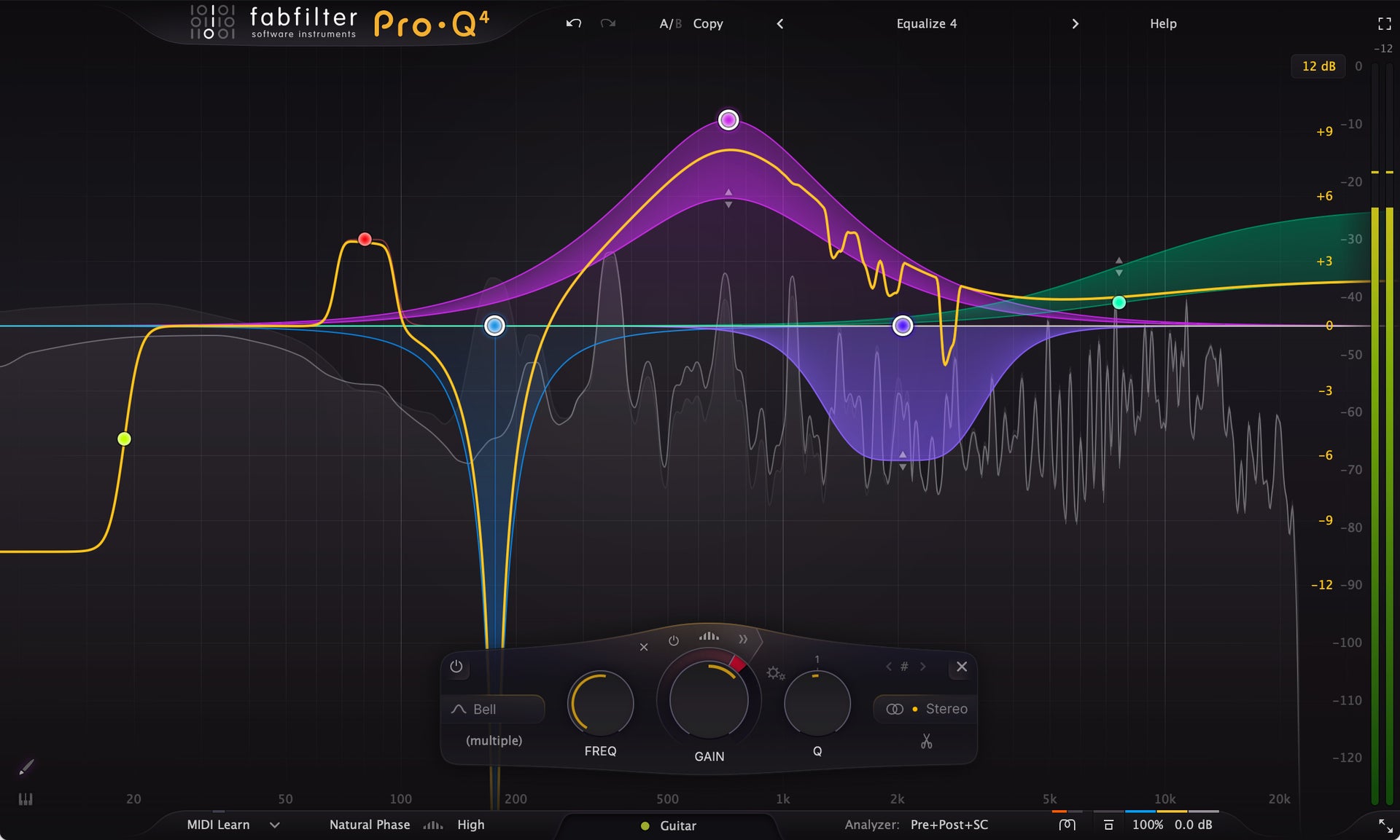 FabFilter Pro-Q 4  다이나믹 EQ 플러그인