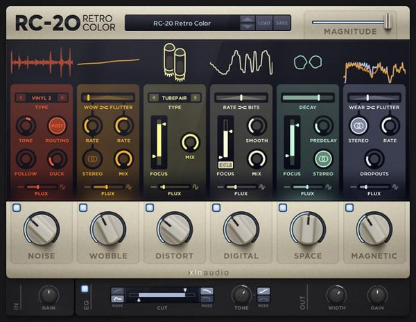 RC-20 Retro Color 빈티지 레트로 사운드 플러그인