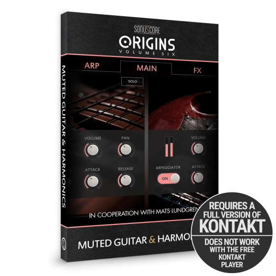 Sonuscore Origins Vol.6: Muted Guitar & Harmonics