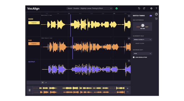 Synchro Arts 의 VocAlign 6 Standard 업그레이드