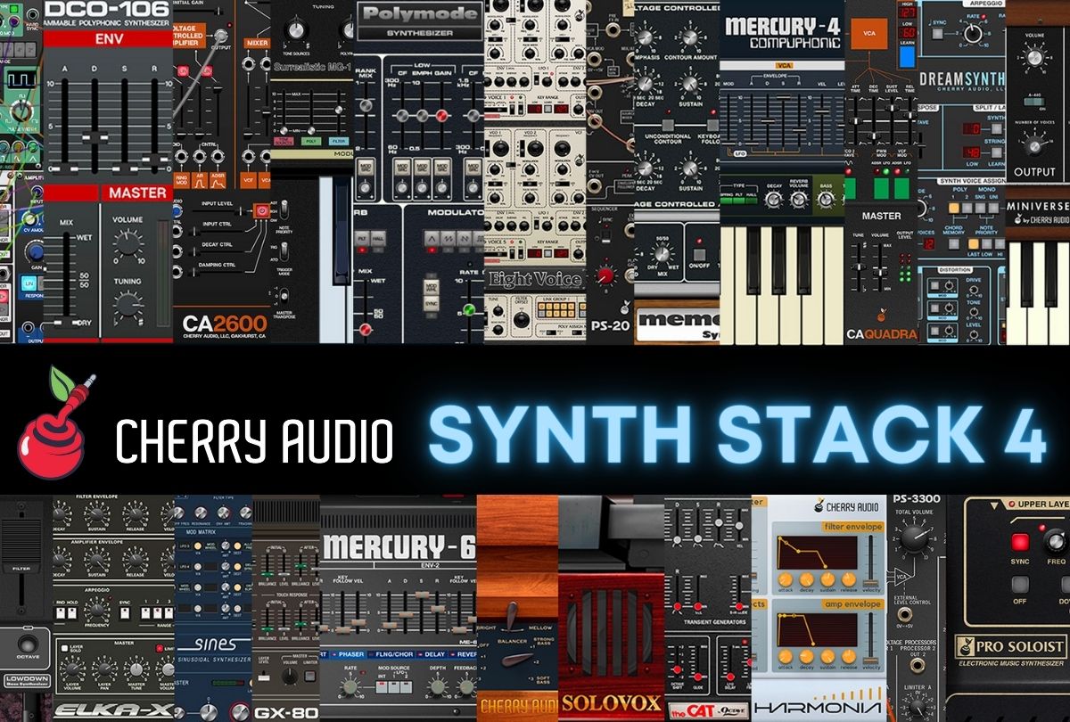 Cherry Audio Synth Stack 4 - 22 가지 신디사이저 통합 패키지