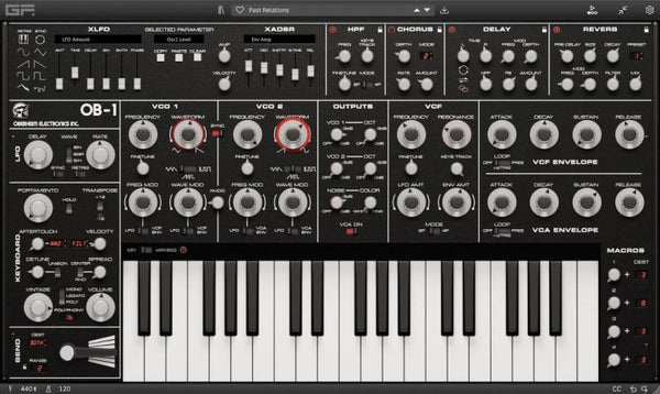 GForce Oberheim OB-1 soft synth