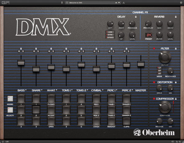 GForce Oberheim DMX  리듬 머쉰